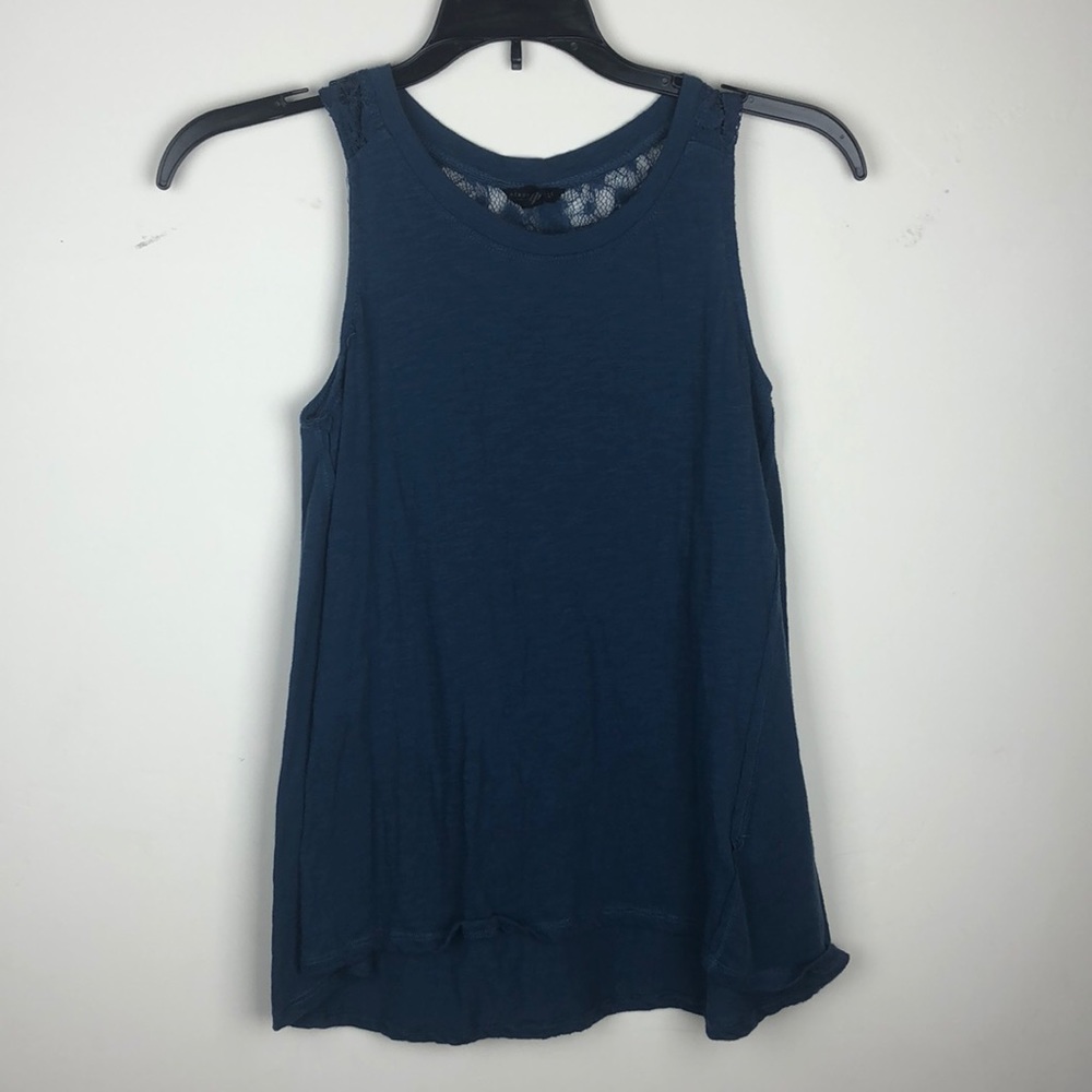 AEROPOSTLE Blue Lace Tank Top